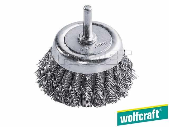 Szczotka druciana doczołowa, średnica: 65 mm - WOLFCRAFT WF2704000