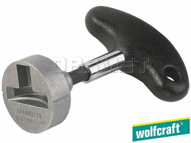 Wkrętak do haków i do końcówek, gniazdo sześciokątne: 1/4", długość: 104 mm - WOLFCRAFT WF2419000