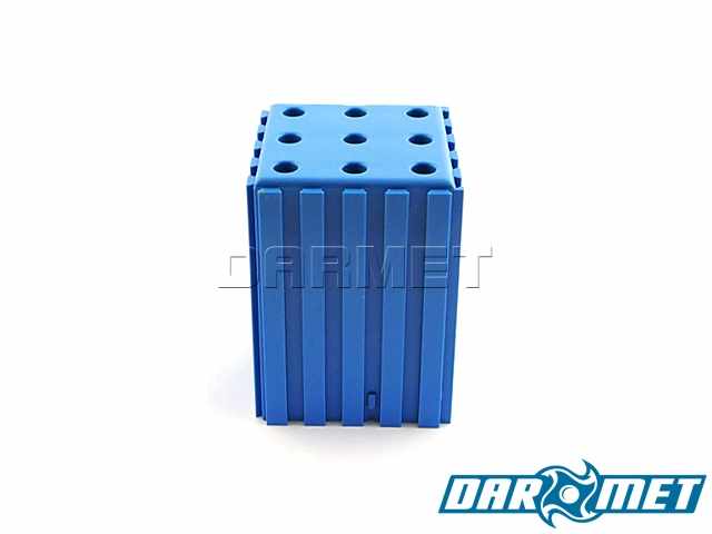 Stojak na narzędzia z chwytem walcowym | 5 mm | kolor niebieski (2002)