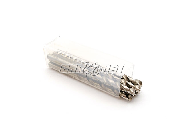 Wiertło kręte szlifowane HSS-G do metalu | NWKa DIN 338 - 4,8 MM | Zestaw 10 sztuk - FESTA 043210