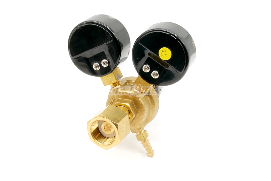 Reduktor butlowy jednostopniowy ArCo2 z dwoma manometrami | do argonu i dwutlenku węgla