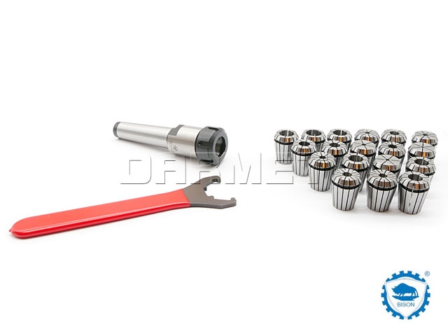 Oprawka zaciskowa do tulejek ER32 x 18 szt. - Morse 4 - komplet - ZM KOLNO (Typ 7711-KPL)