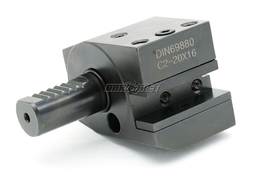 Uchwyt narzędziowy VDI 20 typ C2 | wzdłużny lewy | do noży tokarskich 16 mm | C2.D20.H16 - Darmet