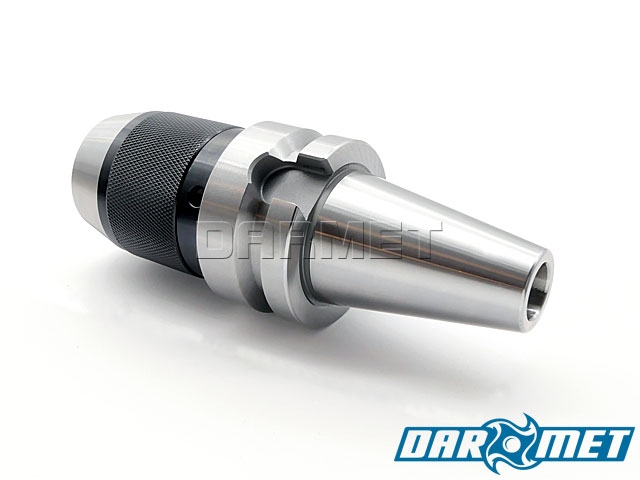 Trzpień zintegrowany BT40 | oprawka z uchwytem wiertarskim bezkluczykowym | 0,5-16 mm monolit - DARMET (DM-100)