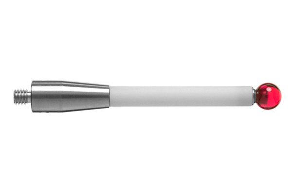 Trzpień pomiarowy prosty, kulka rubinowa, gwint M4, średnica 6 mm, długość 50 mm, efektywna długość robocza 38,5 mm - RENISHAW A-5000-3709