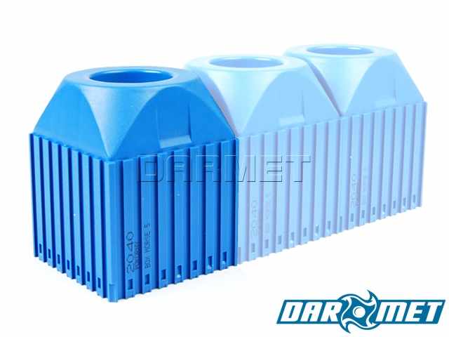 Stojak na oprawki ze stożkiem Morse MK5 | kolor niebieski (2040)