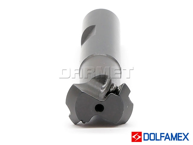 Frez składany trzpieniowy 2-ostrzowy do fazowania z kątem przystawienia 45° 217.495 - 1612.3 - DOLFAMEX