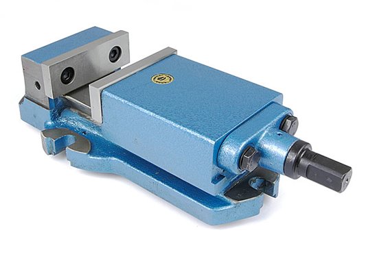 Imadło maszynowe 210 mm z pryzmowym prowadzeniem szczęki | typ 6910-210 - BISON 326910030100