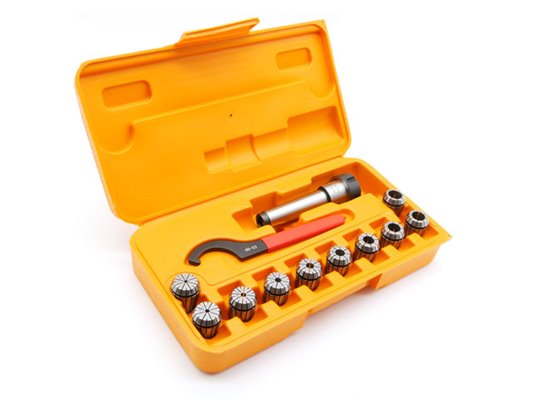 Oprawka zaciskowa do tulejek ER25 x 10 szt. - Morse MK3 - Komplet (DM-076)