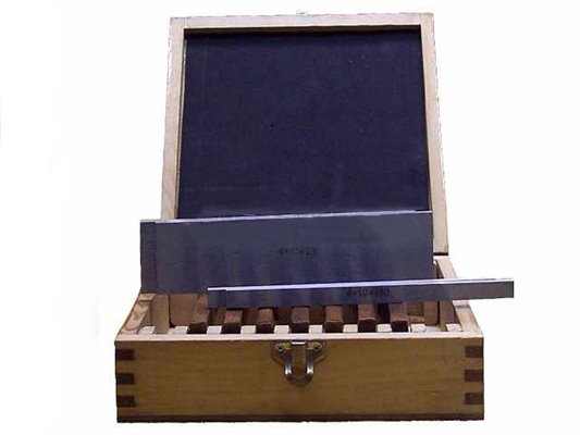 Bloczki równoległościenne | podkładki frezarskie 160 x 4 mm | zestaw 9 par |  PF 160/4 - 10/42x9 PB151-2