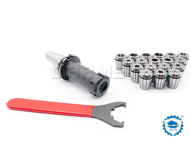 Oprawka zaciskowa do tulejek ER32 x 18 szt. - DIN40 - 130MM - komplet - ZM KOLNO (Typ 7617)