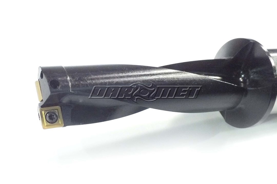 Wiertło składane 25 mm 3xD na płytki wieloostrzowe SOLT | chwyt walcowy 32 mm | chłodzenie wewnętrzne - PAFANA (SD-25-3D-W32-SOLT08)