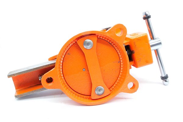 Imadło ślusarskie | szczęki ząbkowane 125 mm | z podstawą obrotową 360° - FORWARD 30505