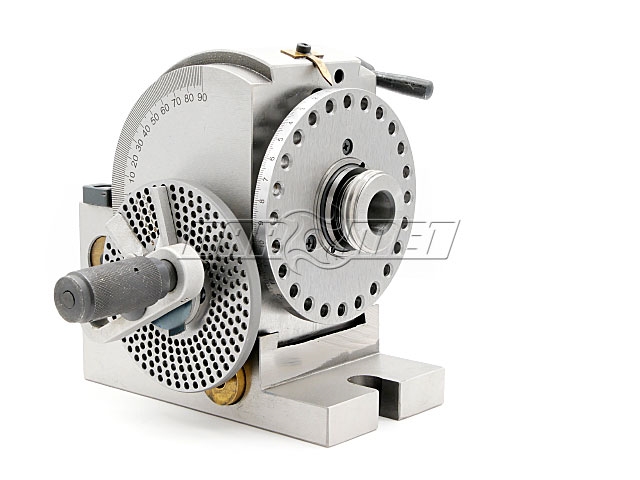 Podzielnica półuniwersalna do frezarki | urządzenie podziałowe DM-2730 + uchwyt tokarski 125 mm