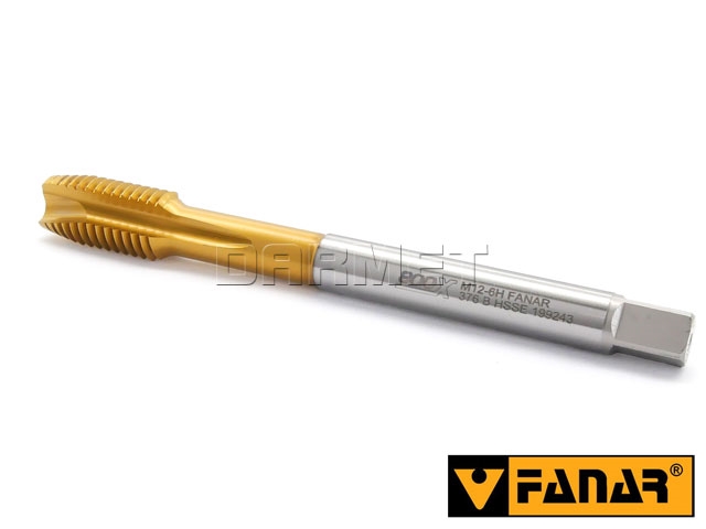 Gwintownik maszynowy M12 wysokowydajny 800X HSS-E | DIN 376 | przelotowy - FANAR (D2-113X01-0120)