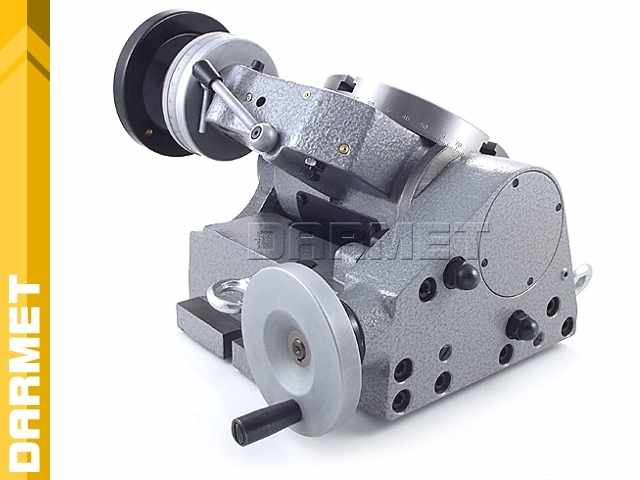 Stół obrotowy do frezarki, podziałowy (uchylny) 160 mm - DARMET DM-3441