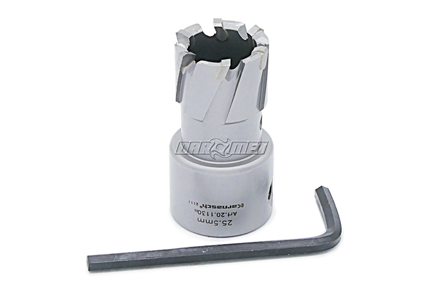 Otwornica do metalu 25,5 mm z węglikiem spiekanym | POWER-MAX 30 HEAVY-DUTY - KARNASCH 20.1130A.0255