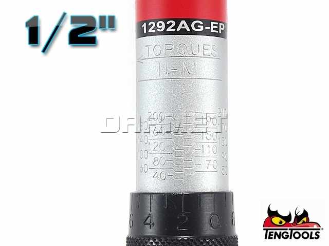Klucz dynamometryczny 1/2" 1292AG-E4, zakres: 70-350Nm - TENGTOOLS (7319-0209)