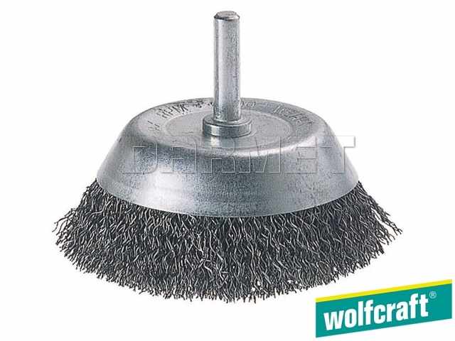 Szczotka druciana doczołowa, średnica: 75 mm - WOLFCRAFT WF8473000