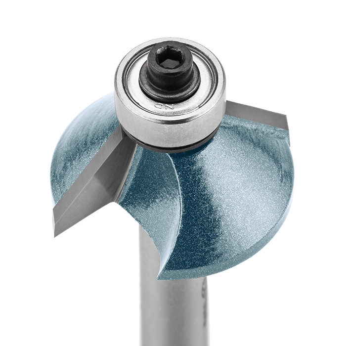 Frez trzpieniowy do drewna fazujący | Z łożyskiem dolnym | Śr. robocza 31 mm | Dł. robocza 12,7 mm - GLOBUS (FT506-0008-0001)