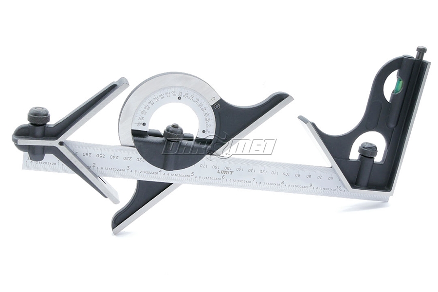 Kątownik kombinowany 300 mm | zestaw 4 elementy - Limit 266850106