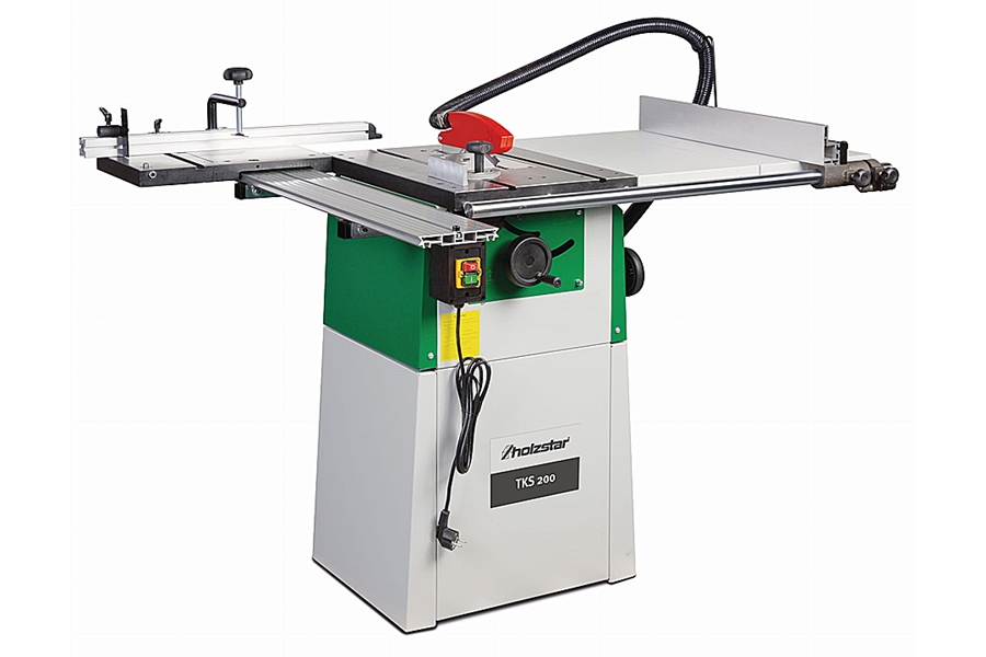 Pilarka stołowa do drewna TKS 200 o głębokości cięcia do 60 mm | 230 V | 1100 W - HOLZSTAR 5902020