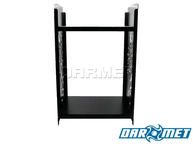 Stojak na drewno kominkowe | 46 x 35 x 115  cm | blacha 2,5 mm | wzór: PTAK - DARMET