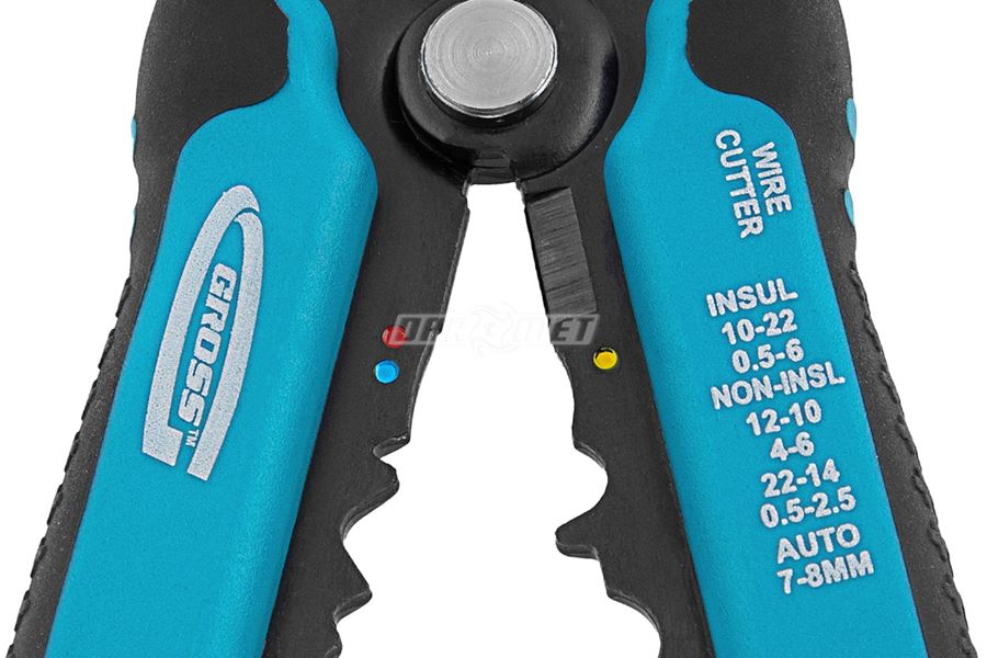 Szczypce do odizolowywania z regulacją długości izolacji | 0,05 - 8 mm - GROSS (17718)