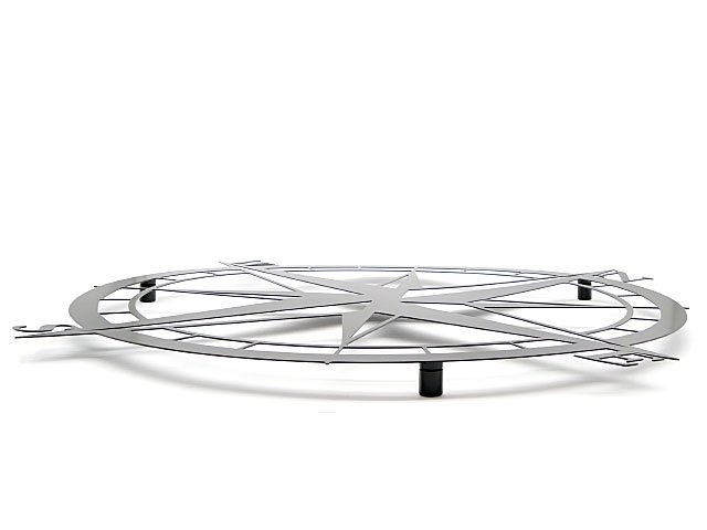 Róża wiatrów | kompas | średnica 80 cm | dekoracja ścienna do salonu | cięcie laserem - DARMET