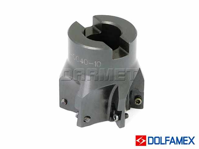 Frez składany nasadzany 40 mm walcowo-czołowy | 6-ostrzowy - 220.699 -040 - 10 - DOLFAMEX