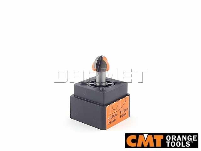 Frez do korytek i czasz R8 do drewna | 15,8 x 9,5 x 8 mm - CMT (914.160.11)