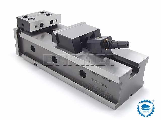 Imadło maszynowe 150 mm kompaktowe precyzyjne | typ 6820-150-425-205 - BISON 326820030200