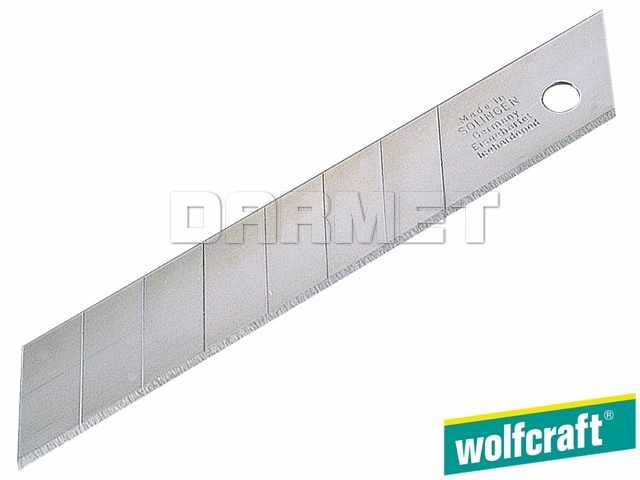 Ostrza odłamywane, 7 segmentów, szerokość ostrza: 9 mm - 5 sztuk - WOLFCRAFT WF4180000