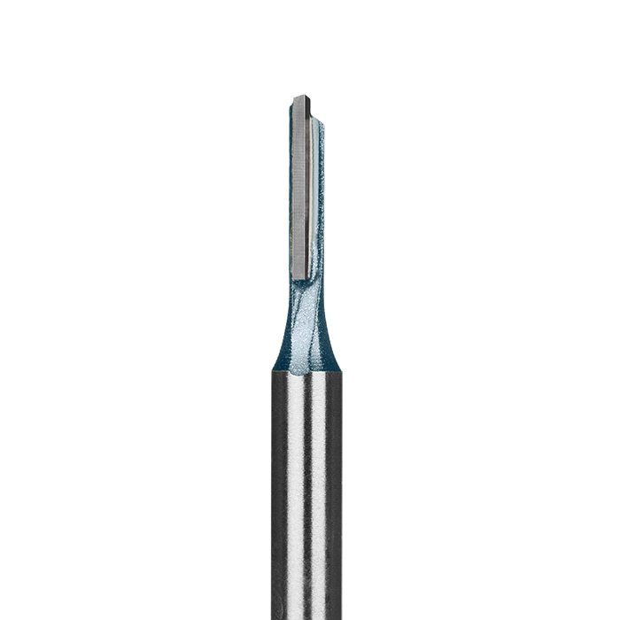 Frez trzpieniowy do drewna prosty, jednopłytkowy| Średnica 4 mm | Wysokość płytki 15 mm - GLOBUS (FT501-0006-0001)