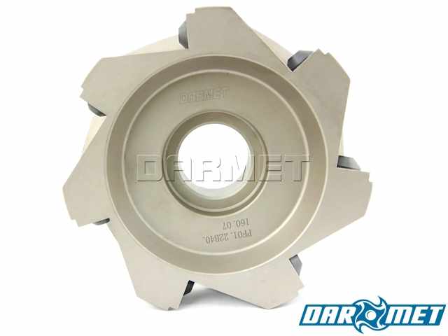 Frez składany nasadzany 160 mm, walcowo-czołowy | 7-ostrzowy, TPKN, TPKR (FA90TP22)