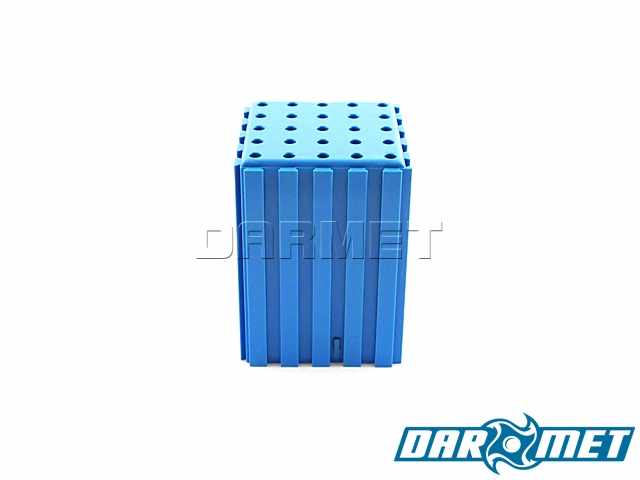 Stojak na narzędzia z chwytem walcowym | 3 mm | kolor niebieski (2000)