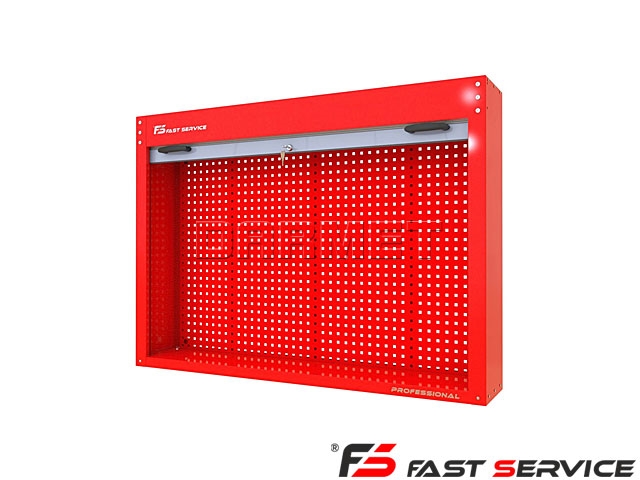 Gablota narzędziowa zamykana roletą żaluzją 100x140cm - FAST SERVICE (G140)
