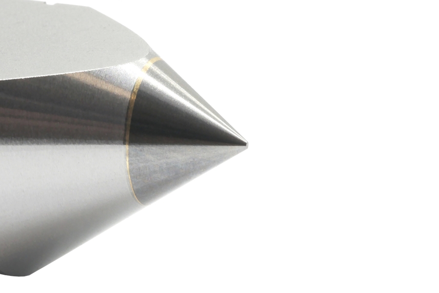 Kieł tokarski stały zewnętrzny ze ścięciem i końcówką z węglików spiekanych - Morse 4 - ZM KOLNO (Typ 8731)