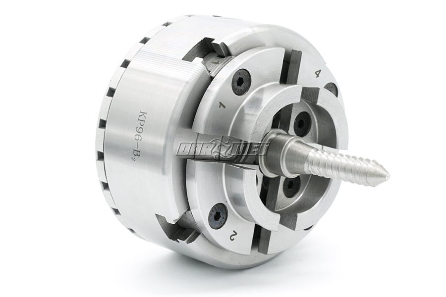 Uchwyt tokarski do drewna | 4 - szczękowy | 96 mm | mocowanie M33x3,5