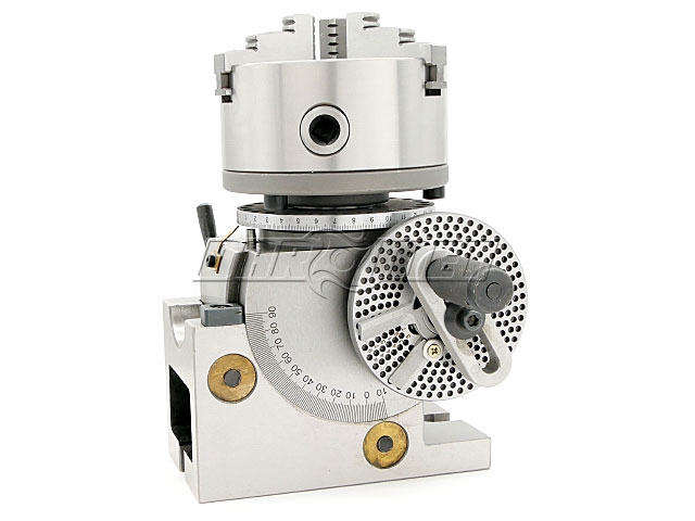 Podzielnica półuniwersalna do frezarki | urządzenie podziałowe DM-2730 + uchwyt tokarski 125 mm