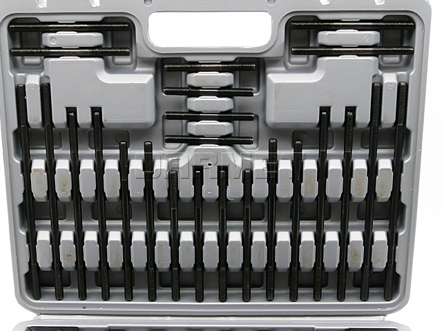 Płytki dociskowe | zestaw 58 elementów mocujących M8/10 mm