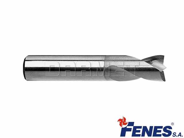 Frez trzpieniowy do usuwania zgrzewów punktowych 8 mm | krótki walcowo-czołowy | chwyt walcowy NFPz HSS-E - FENES 0641-519-109-520