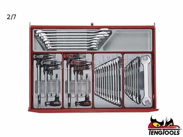 Zestaw narzędzi TCMM277SV - 277 elementów - TENGTOOLS (16784-0107)