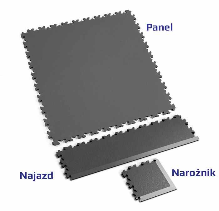 Narożnik Fortelock 2026 - wzór skóra (Skin Graphite)