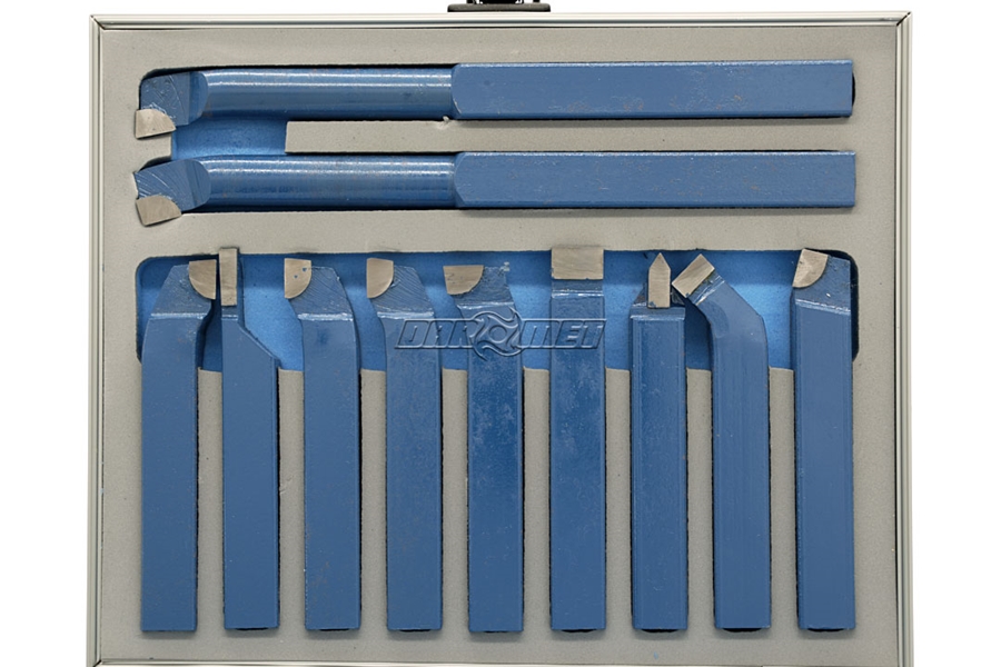 Komplet noży tokarskich 16 x 16 mm | 11 sztuk - OPTIMUM 3441604