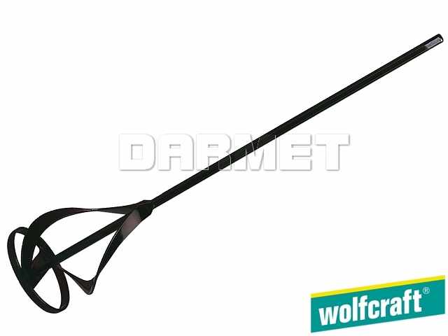 Mieszadło do farb i zapraw, średnica: 80 mm, długość: 400 mm - WOLFCRAFT WF1705000