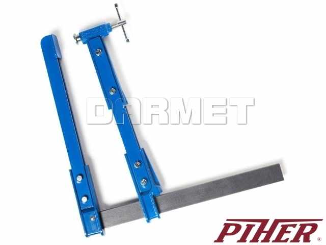 Ścisk stolarski tłokowy głęboki 400 x 520 mm | typ 50K - PIHER P06704