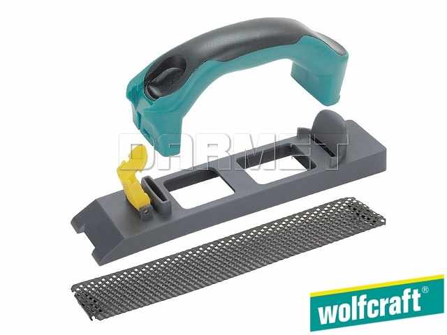 Strug do krawędzi do płyt gipsowo-kartonowych, wymiary: 57 x 258 x 94 mm - WOLFCRAFT WF4026000