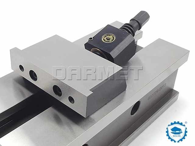 Imadło maszynowe 150 mm kompaktowe precyzyjne | typ 6820-150-425-205 - BISON 326820030200