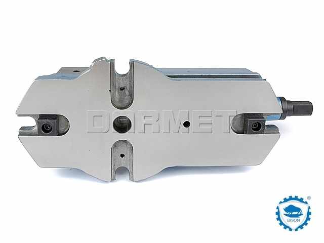 Imadło maszynowe 155 mm z pryzmowym prowadzeniem szczęki | typ 6910-155 - BISON 326910020000